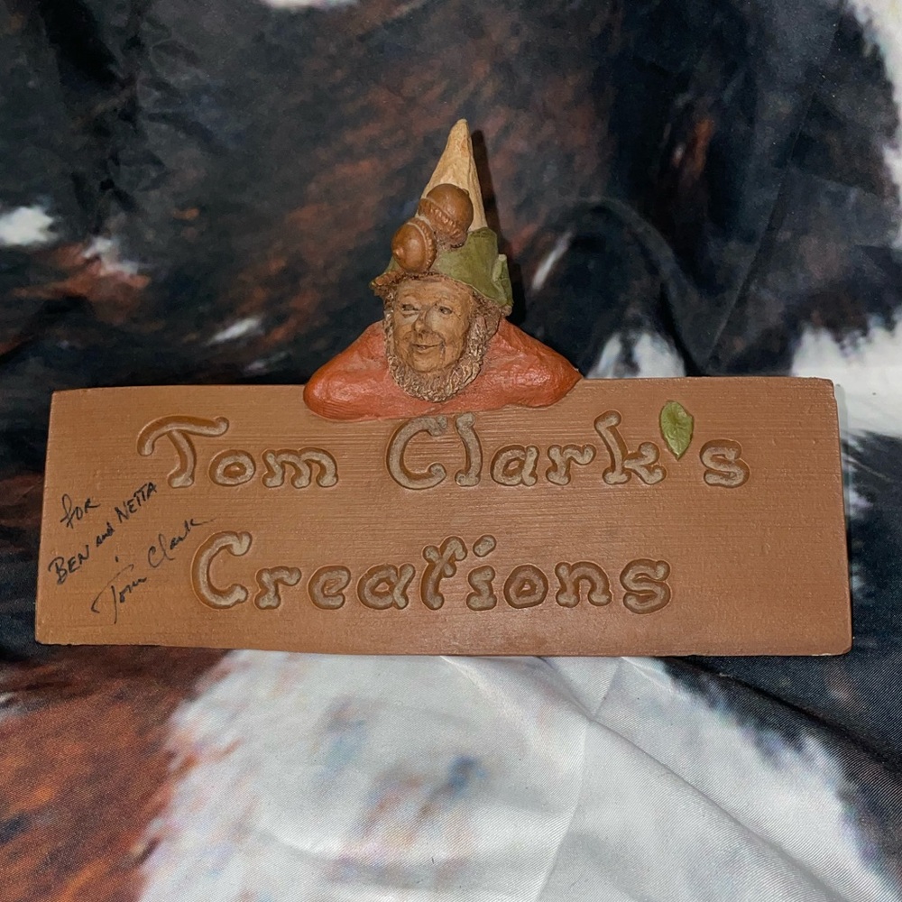 Vintage 1983 Tom Clark's Creations Advertisement Figurine